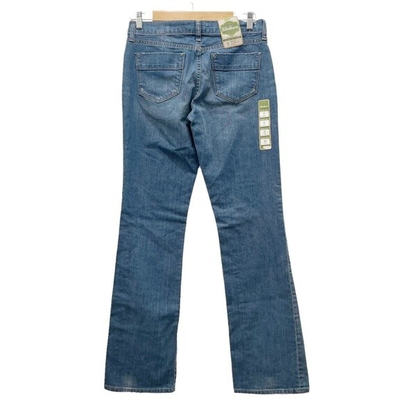 NWT Old Navy Sweetheart Bootcut Jeans Light Wash Size 6 Long Deadstock Y2K 2000s - Picture 3 of 14